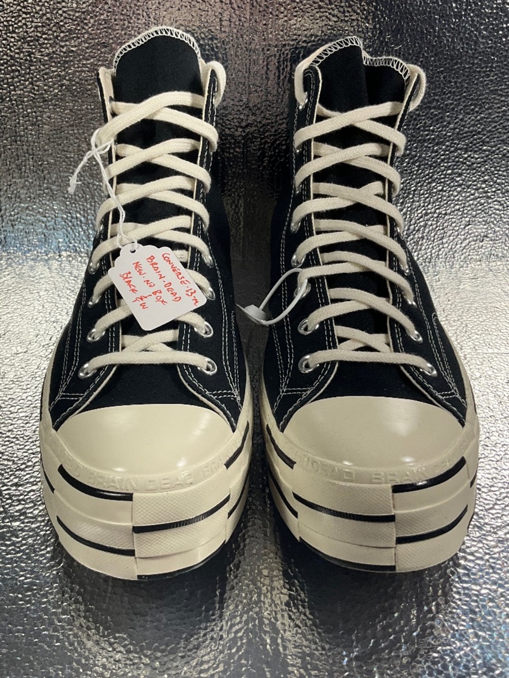Converse Brain Dead x Chuck 70 High Black 170549C Men's 13 Shoes Wear Read